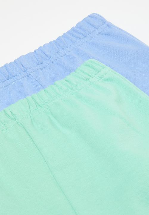 Pop Candy - 2 Pack shorts-mint & blue