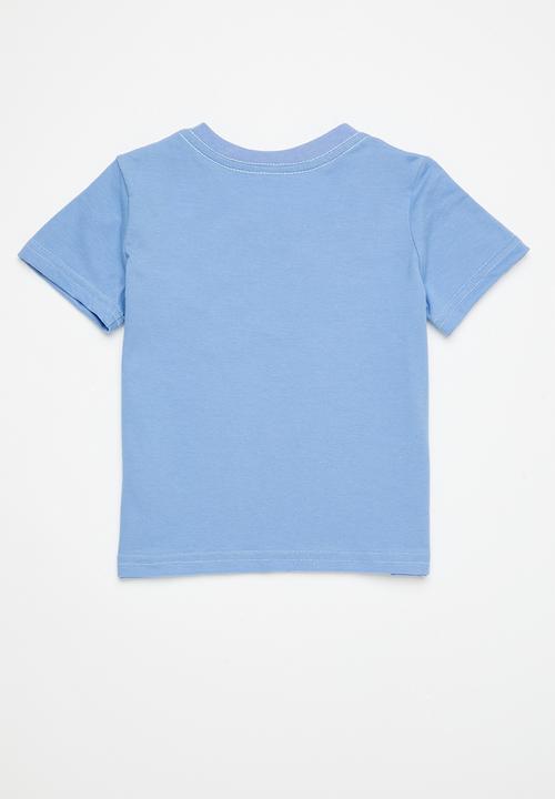 Pop Candy - 2 Pack tee-blue & white