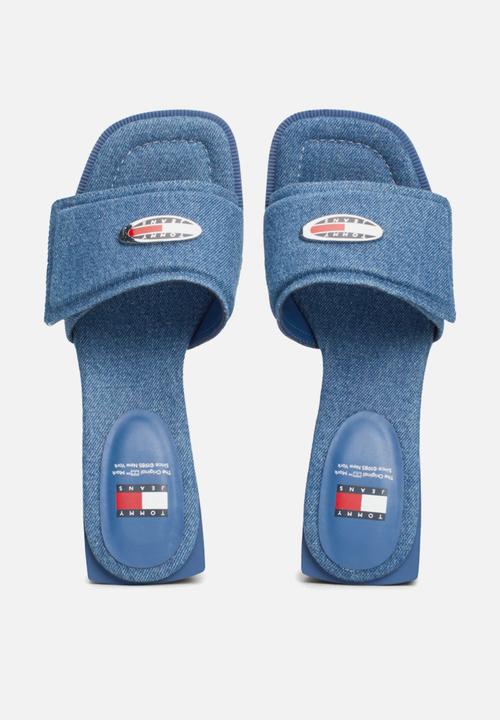 Tommy Hilfiger - The soho leather mule heel - denim