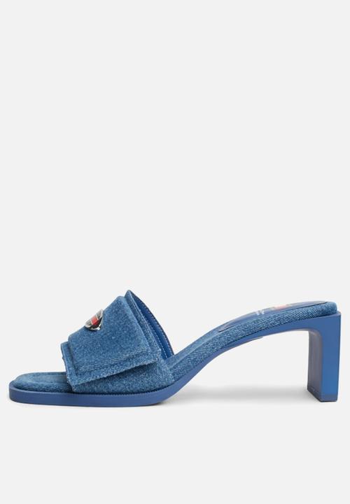 Tommy Hilfiger - The soho leather mule heel - denim