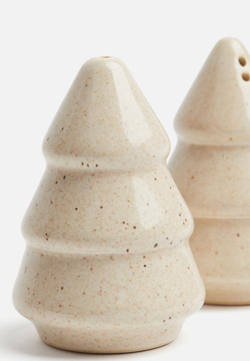 H&M - Stoneware salt and pepper shakers - beige