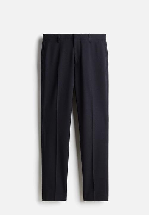 H&M - Slim fit suit trousers - navy blue 