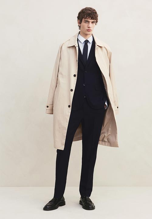H&M - Slim fit suit trousers - navy blue 
