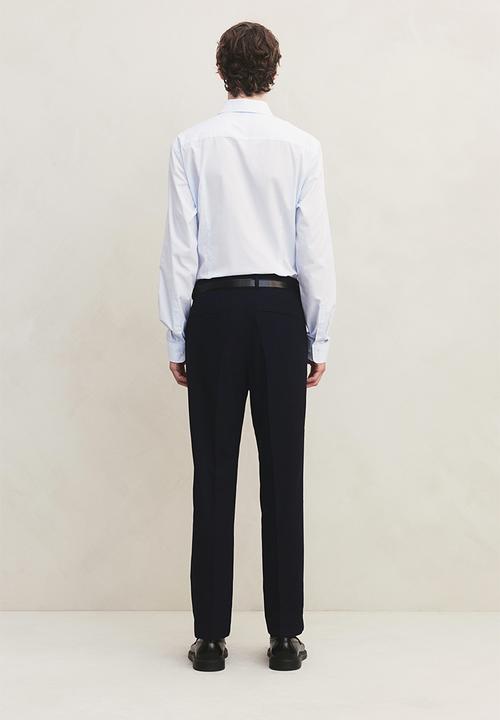 H&M - Slim fit suit trousers - navy blue 