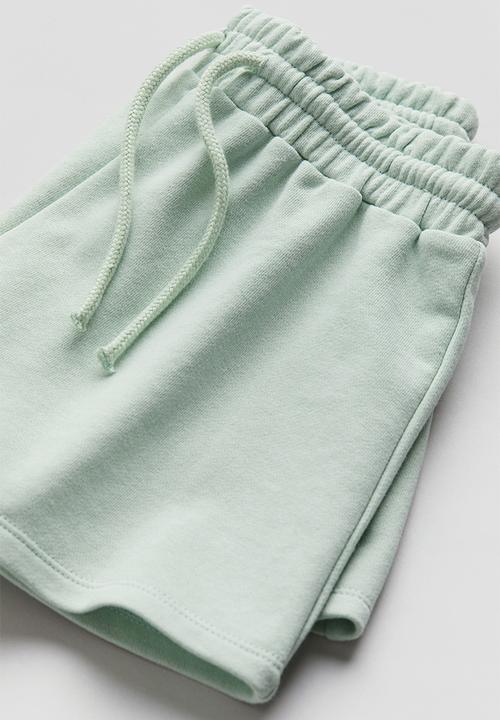 H&M - Sweatshirt shorts - mint green