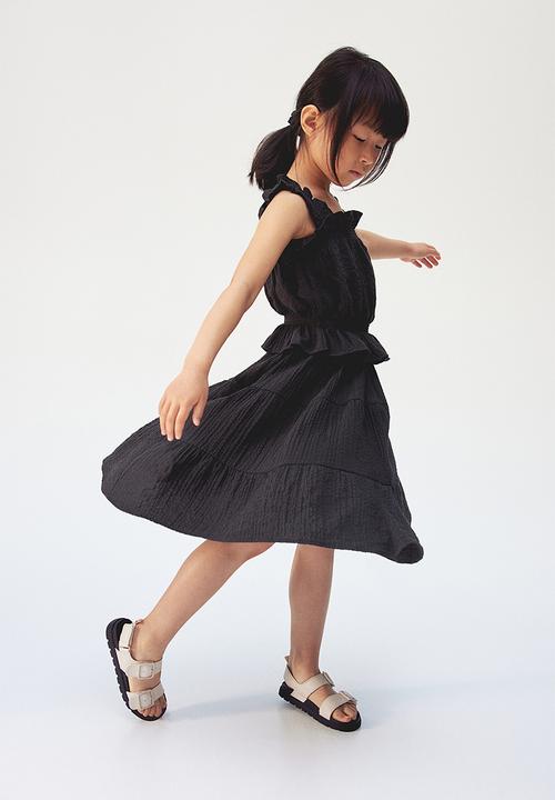 H&M - Seersucker top - Charcoal