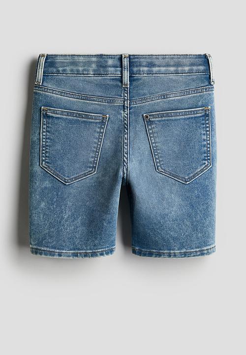 H&M - Super soft denim shorts - denim blue