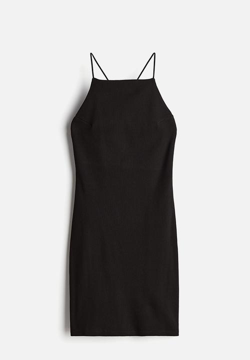 H&M - Low-back strappy dress - black