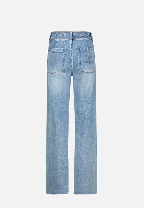 Steve Madden - Khloe Light Wash Cropped Flare - Light Blue