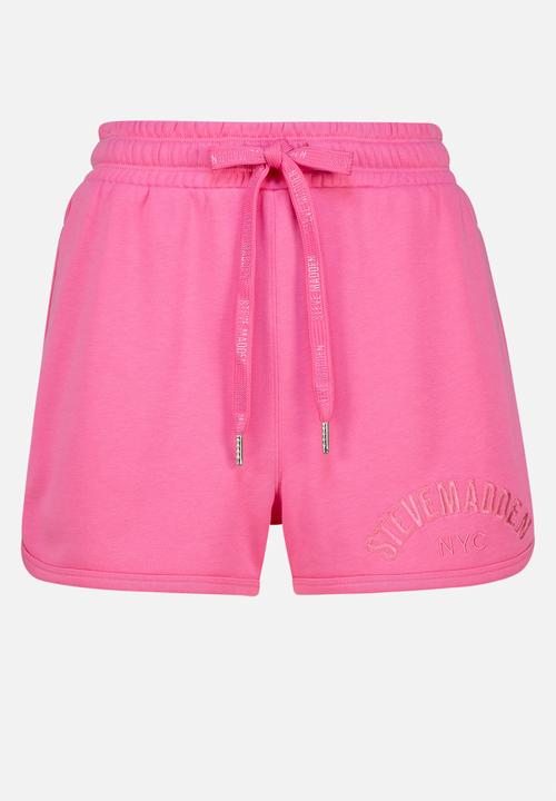 Steve Madden - Tamsyn Jogger Shorts - Bright Pink