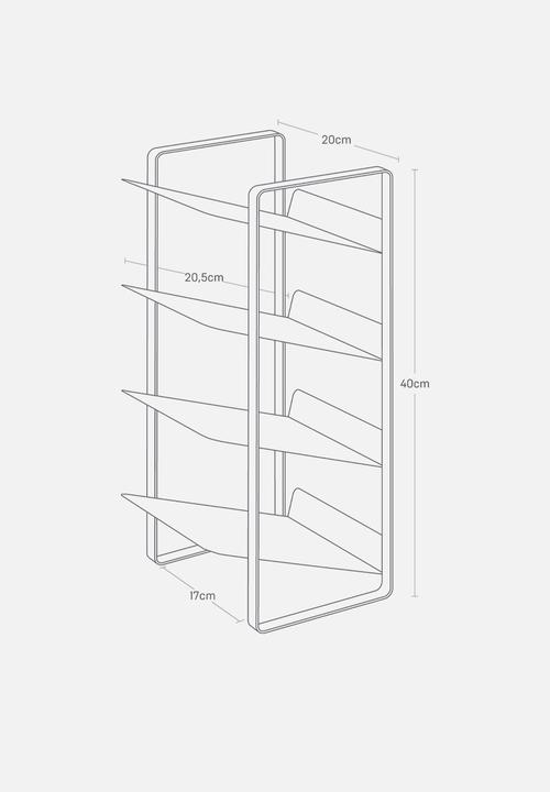 Yamazaki - Bottle rack - white