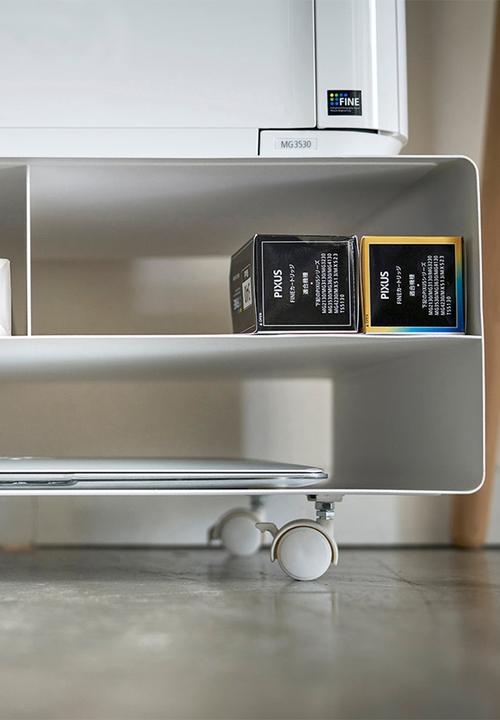 Yamazaki - Tower printer rack - white