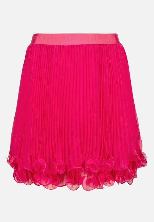 Steve Madden - Lyra Pleated Mini Skirt - Hot Pink