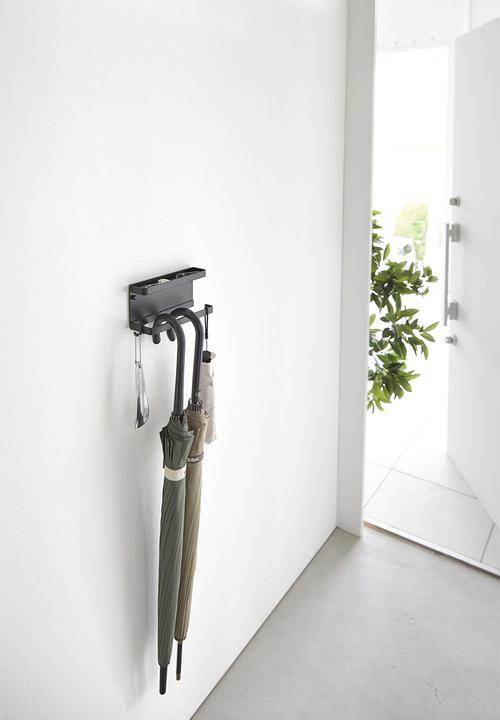 Yamazaki - Wall mount umbrella holder - black