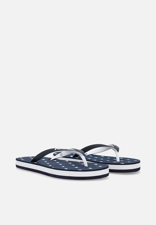 POLO - Monogram flip flop - navy