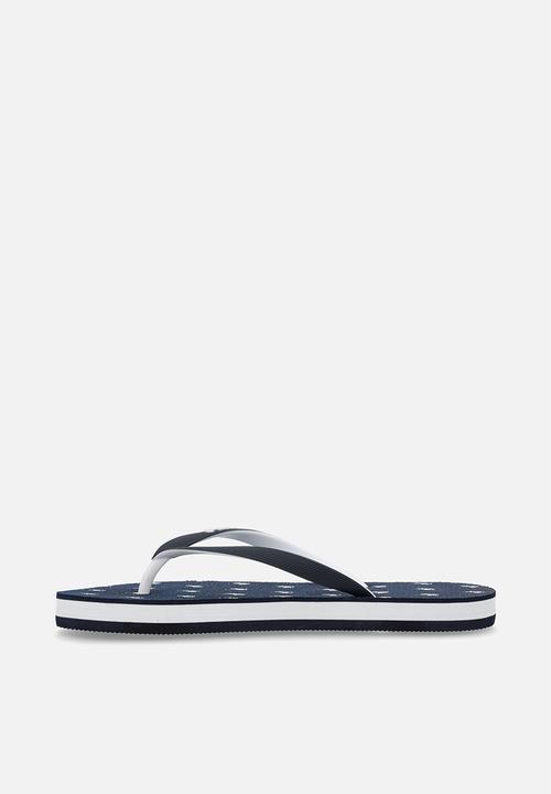 POLO - Monogram flip flop - navy
