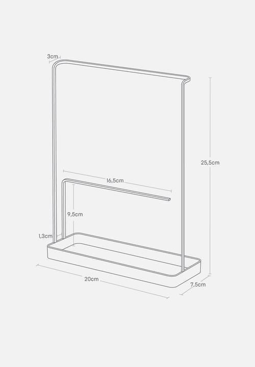 Yamazaki - Accessory & sunglasses rack - white