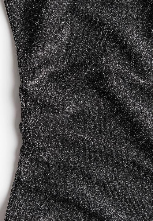 H&M - Gathered strappy dress - black