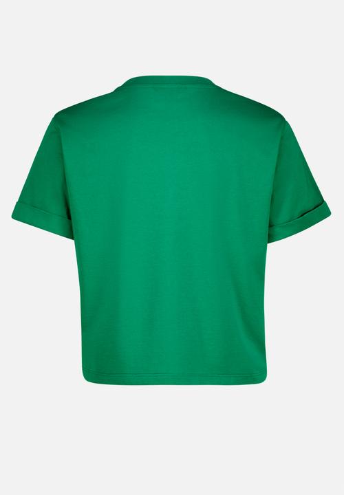 Steve Madden - Pamala Basic Logo Tee - Emerald Green