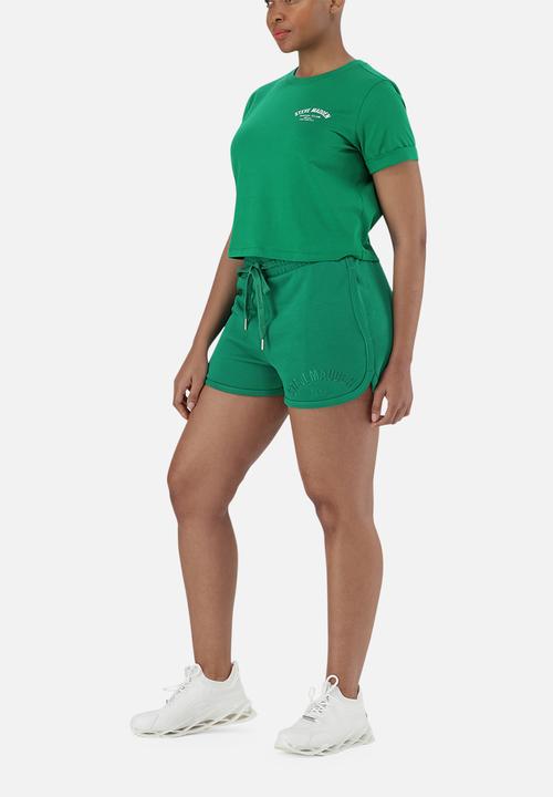Steve Madden - Pamala Basic Logo Tee - Emerald Green