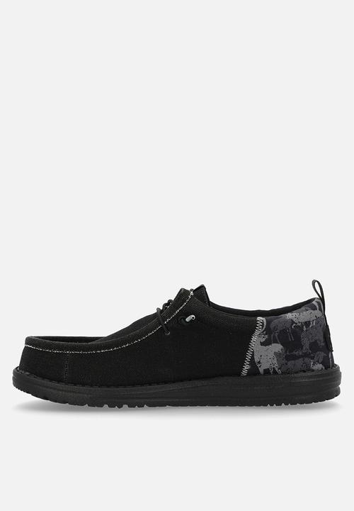 Hey Dude - Wally Funk Hunt Camo - Black