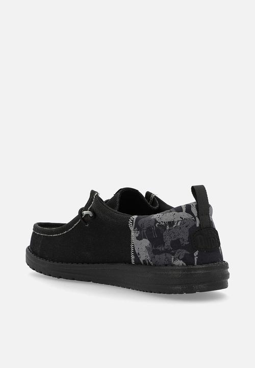Hey Dude - Wally Funk Hunt Camo - Black