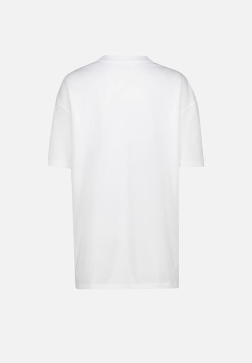 Steve Madden - Athena Oversized Graphic T-shirt -  White