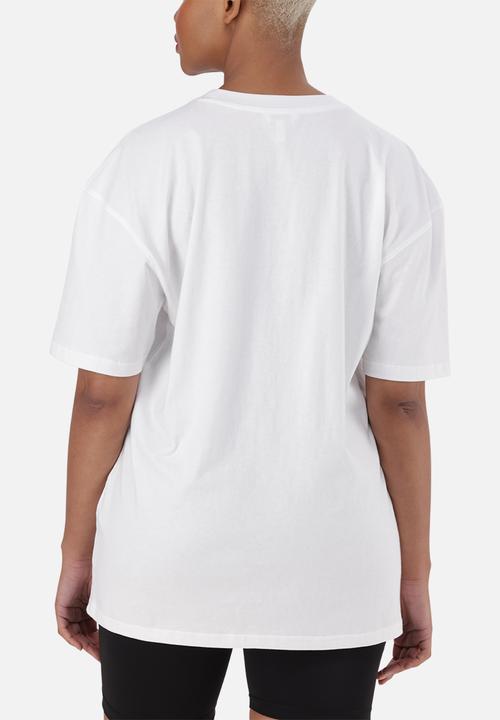 Steve Madden - Athena Oversized Graphic T-shirt -  White