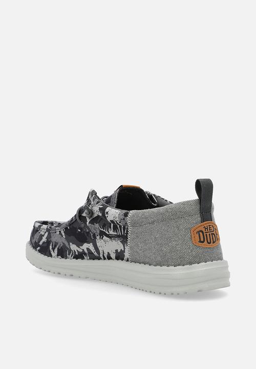 Hey Dude - Wally Funk Hunt Camo - Grey
