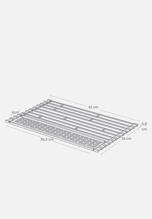 Yamazaki - Foldable drainer - black