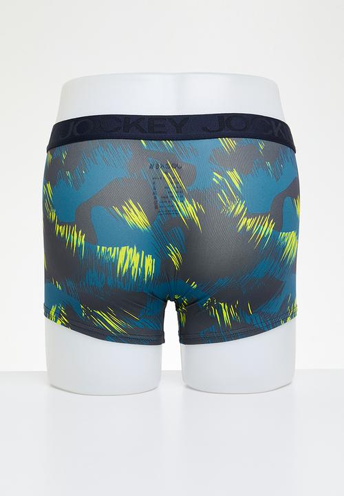 Jockey - BOT Nylon Pouch Trunks Short Leg - Textured Brush