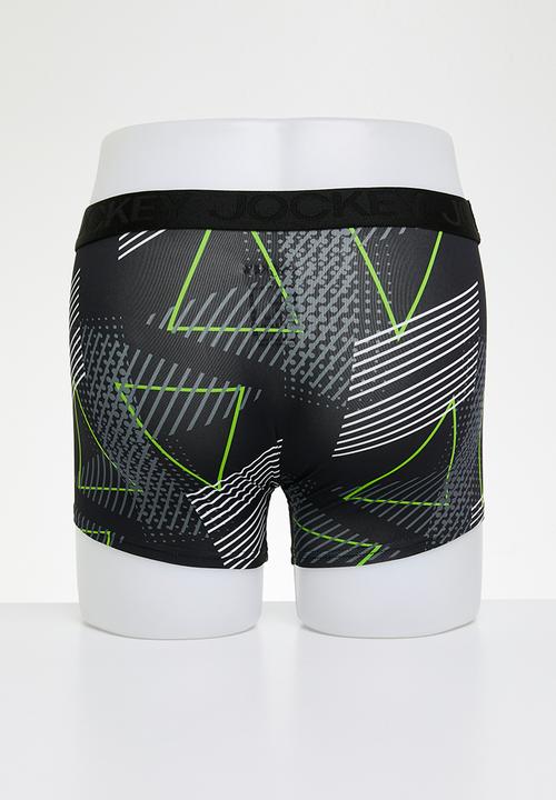 Jockey - BOT Nylon Pouch Trunks Short Leg - Graphic Lines
