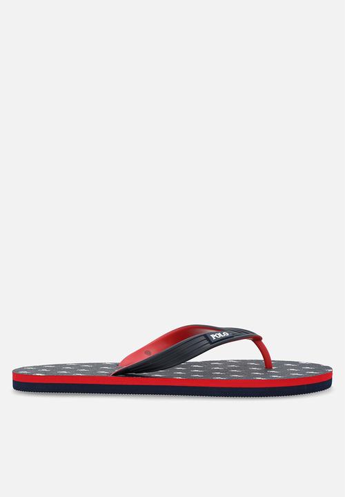 POLO - Monogram flip flop - navy