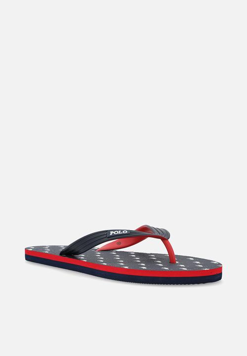 POLO - Monogram flip flop - navy