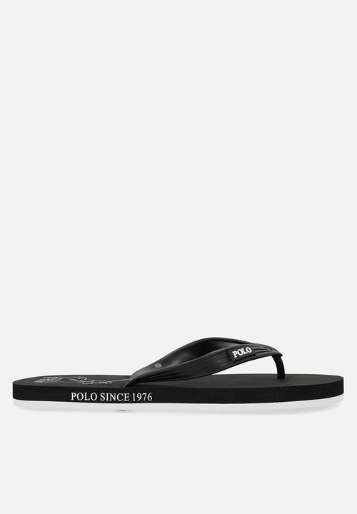 POLO - Big pony flip flop - black