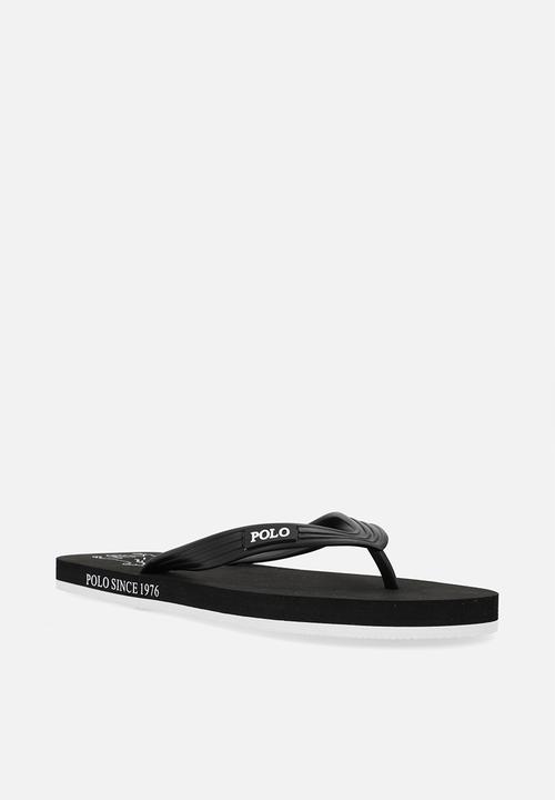 POLO - Big pony flip flop - black