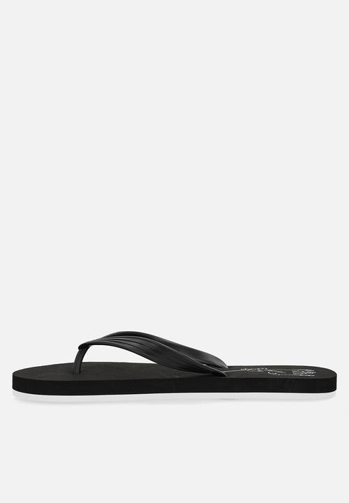 POLO - Big pony flip flop - black