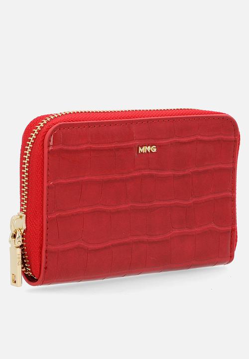 MANGO - Wallet butter - red