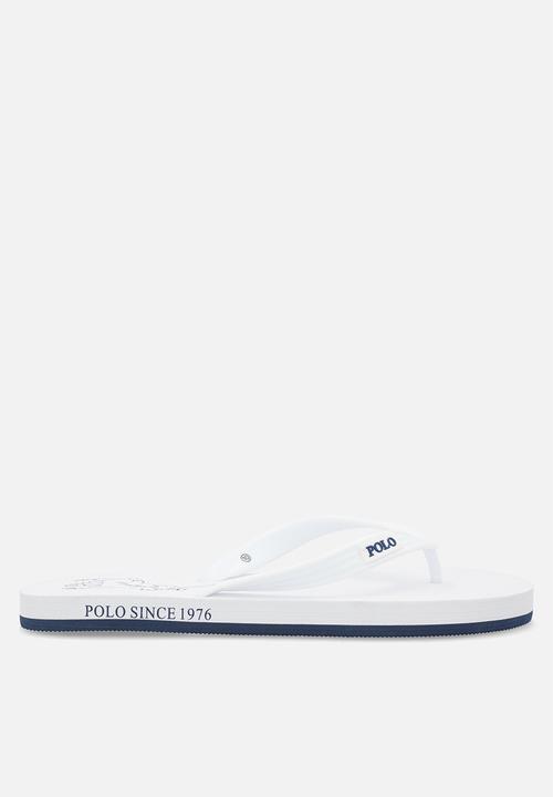 POLO - Big pony flip flop - white