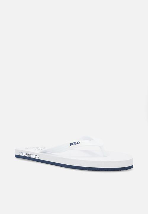 POLO - Big pony flip flop - white