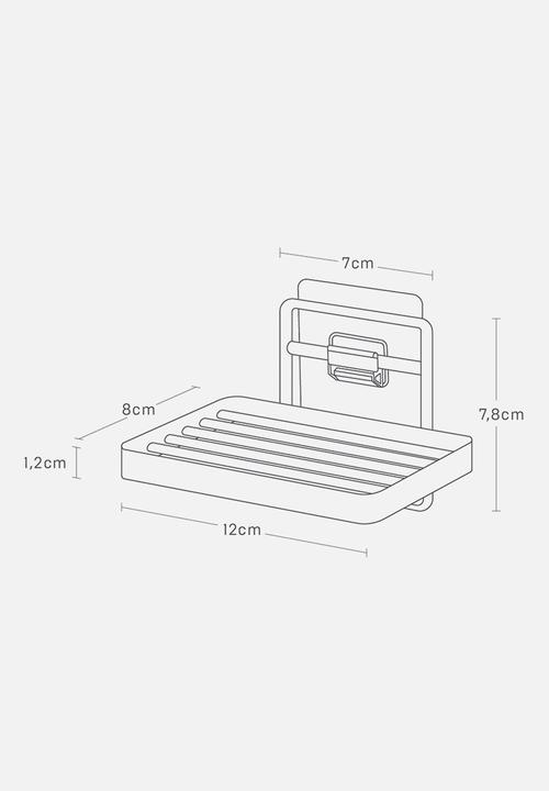 Yamazaki - TOWER FILM HOOK SOAP TRAY - BK