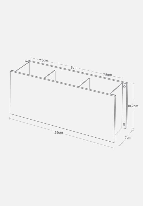 Yamazaki - Rin desk organiser - black