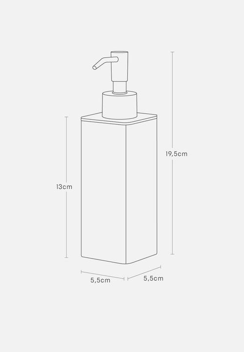 Yamazaki - Tower Film Hook Soap Dispenser - White