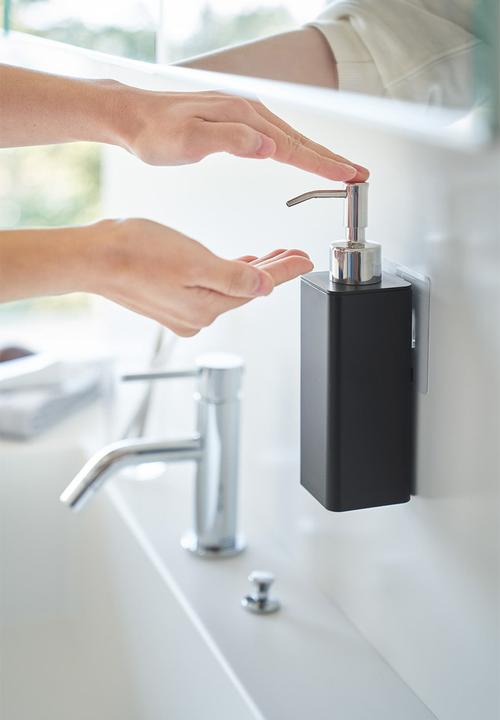 Yamazaki - Tower Film Hook Soap Dispenser - Black