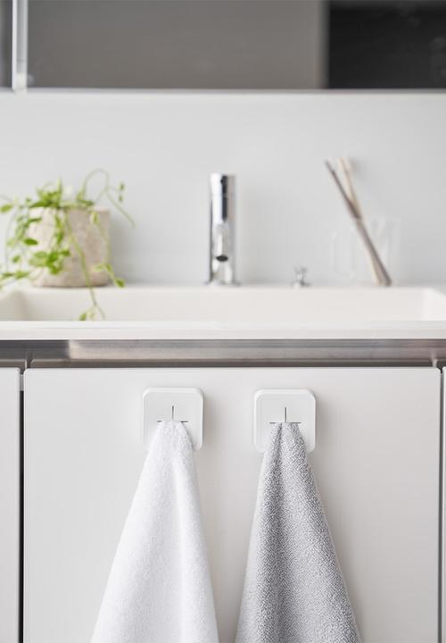 Yamazaki - Tower Film Hook Towel Holder - White
