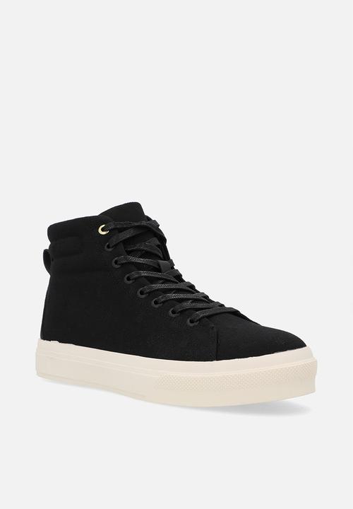 POLO - Monogram high top sneaker - black