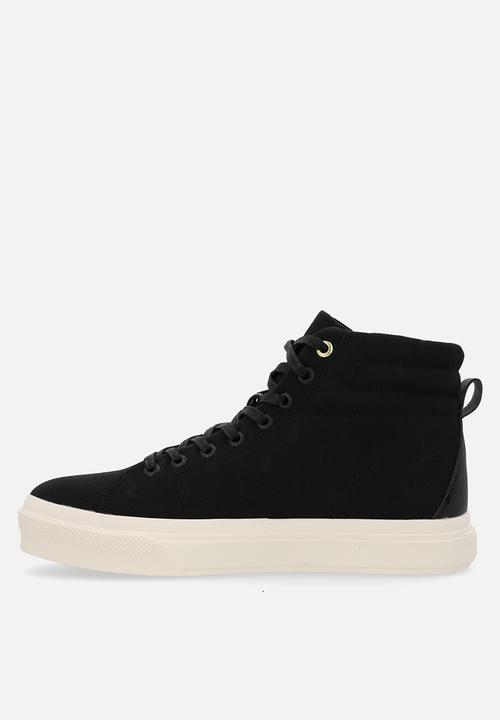 POLO - Monogram high top sneaker - black