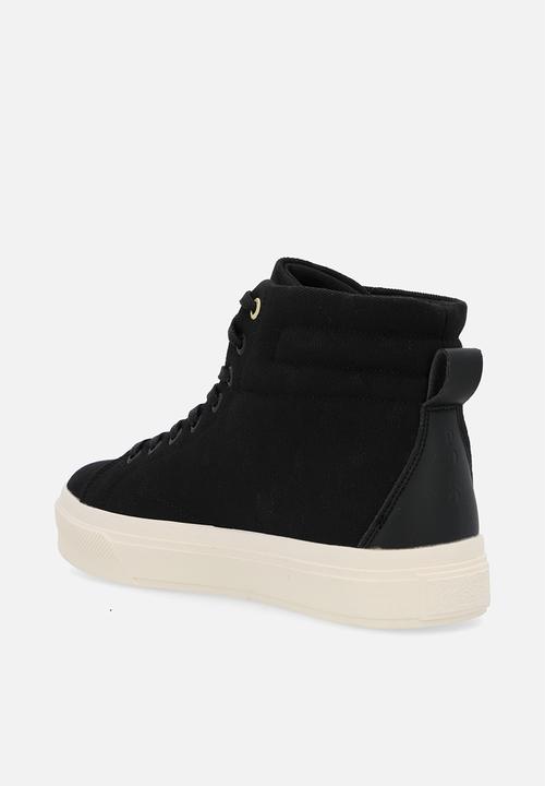 POLO - Monogram high top sneaker - black