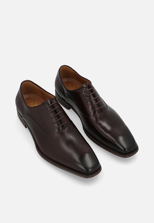 POLO - Smooth oxford lace up - brown