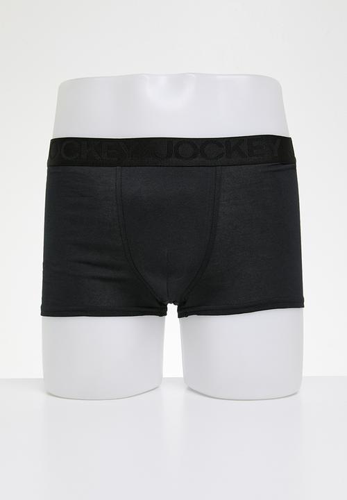 Jockey - BOT Pouch Trunk 2 Pack - Denim & Grey Melange